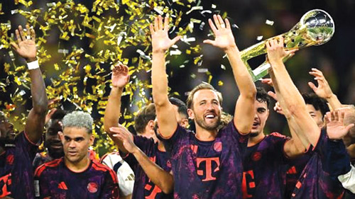 بايرن ميونيخ بطلاً لكأس السوبر الألماني 