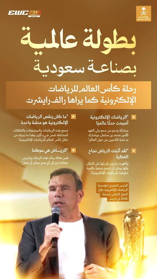 بطولة عالمية بصناعة سعودية 