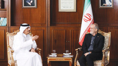 خلال مباحثات مع عراقجي في طهران.. وزير الخارجية القطري: 