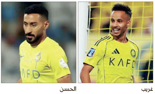 في النصر.. تعثر انتقال الحسن يعطل تجديد غريب 