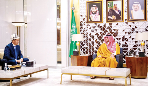 وزير الداخلية بحث مع سفير قيرغيزستان الموضوعات ذات الاهتمام المشترك 