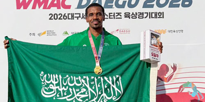 الصبياني ينال ذهبية سباق 400م في بطولة العالم 