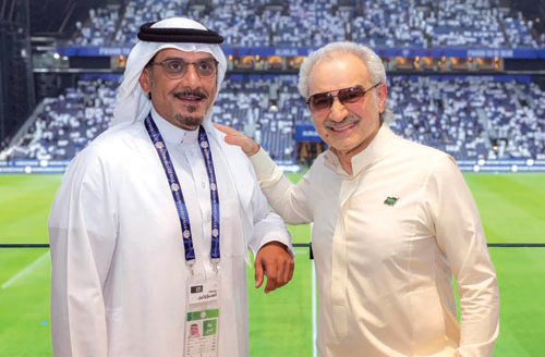 نواف بن سعد والوليد بن طلال