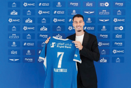 مارتينيلي هلالياً لـ«4» أعوام.. بدعم من الوليد بن طلال 