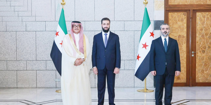 الرئيس السوري يتسلم أوراق اعتماد العنزي سفيراً للمملكة 