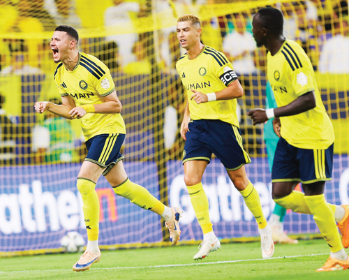 النصر يصل للنقطة 15 مع الهلال والقادسية