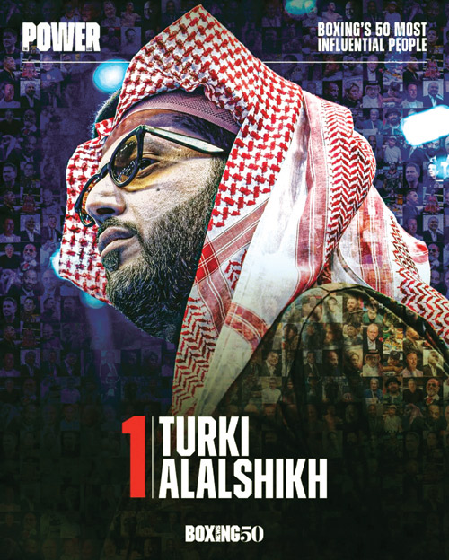 تركي آل الشيخ أكثر الشخصيات تأثيرًا في عالم الملاكمة للمرة الثالثة على التوالي 