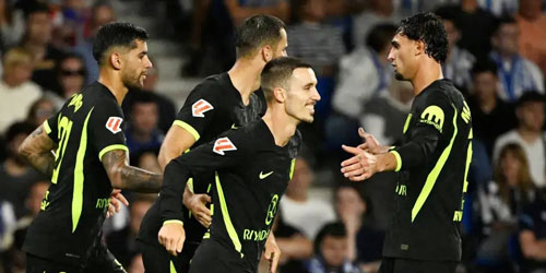 أتلتيكو مدريد يهزم سوسيداد بثلاثية 