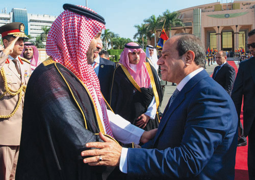 محمد بن سلمان في مصر 