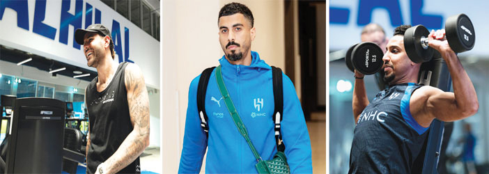 سالم ولاجامي وثيو يستعدون للعودة للتدريبات