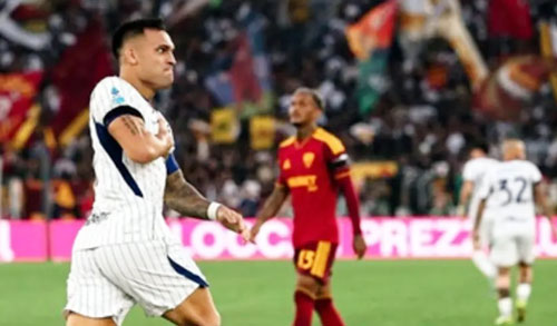 إنتر ميلان يتعادل مع روما في الدوري الإيطالي 