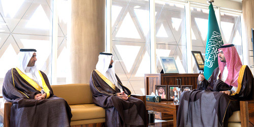الأمير راكان بن سلمان يستقبل الرئيس التنفيذي للغذاء والدواء 