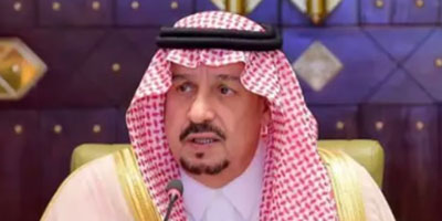 أمير منطقة الرياض: التوجيه الكريم بإطلاق اسم الملك عبدالعزيز على جامع في شمال الرياض ترسيخٌ لإرثه في الذاكرة الوطنية 