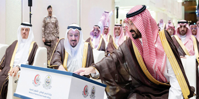 وزير الحرس الوطني وأمير القصيم ونائبه يفتتحون مستشفى الملك عبدالله التخصصي بالمنطقة 