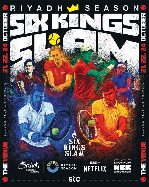 تركي آل الشيخ يعلن طرح تذاكر «Six Kings Slam» 