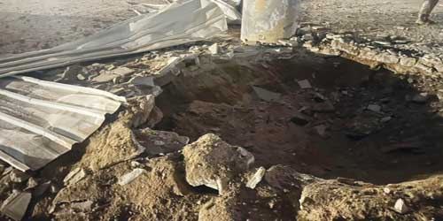 سقوط مقذوف معادٍ على مدرسة في نجران 
