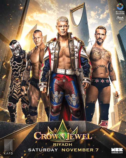 طرح تذاكر «WWE Crown Jewel» في الرياض 