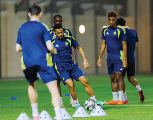النصر يكتمل قبل الدرعية 