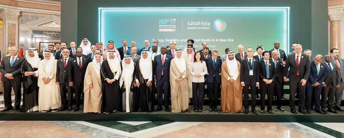 افتتح الاجتماع الوزاري السابع عشر لمنتدى الطاقة الدولي «IEF17» 