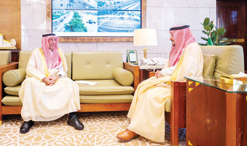 أمير الرياض يستقبل الرئيس التنفيذي للهيئة الملكية لمدينة الرياض