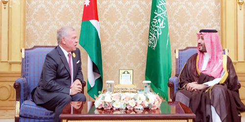 ولي العهد في لقاء سابق مع ملك الأردن