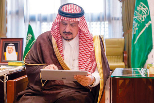 سموه خلال تدشينه الحملة
