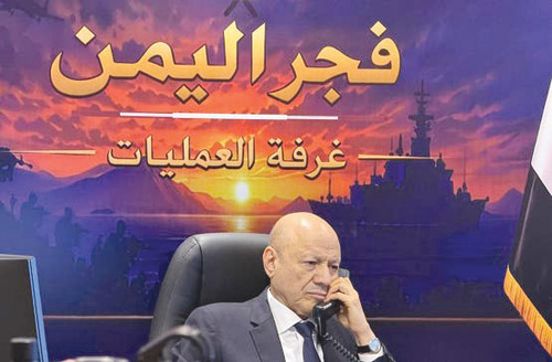 العليمي: هجوم ميليشيا الحوثي على شبوة لن يثني الدولة عن استعادة مؤسساتها 