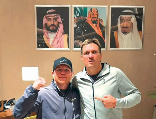 كانيلو وصل الرياض لخوض نزال «المكسيك ضد العالم» 