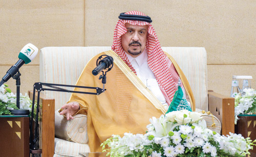 سموه خلال اللقاء