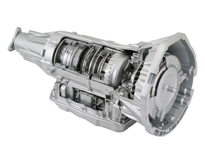 Cutaway of a typical rear wheel drive automatic transmission 